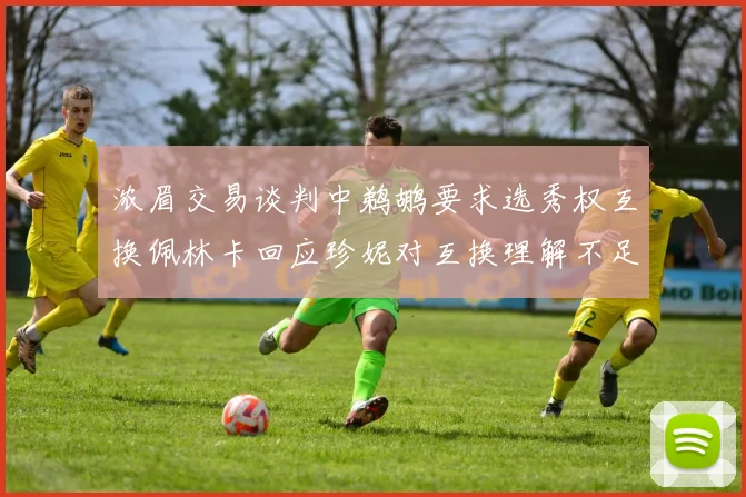 浓眉交易谈判中鹈鹕要求选秀权互换佩林卡回应珍妮对互换理解不足